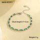 Bracelet en zircon vert Image5