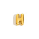 Collier avec pendentif lettre minuscule creuse - Or - H Image8