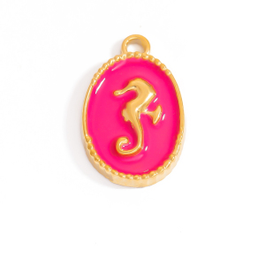 Pendentifs À Faire Soi-Même En Acier Inoxydable Doré, Étanches, Motif Floral h5