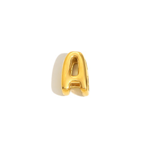 Pendentif Femme Étanche En Acier Inoxydable, Collection Simple Series Diy Fashion Letter h5 