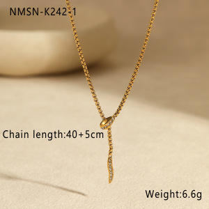 Colliers À Pendentif En Acier Inoxydable Et Zirconium Pour Femme, Série Luxueuse, Motif Animal Quotidien h5 