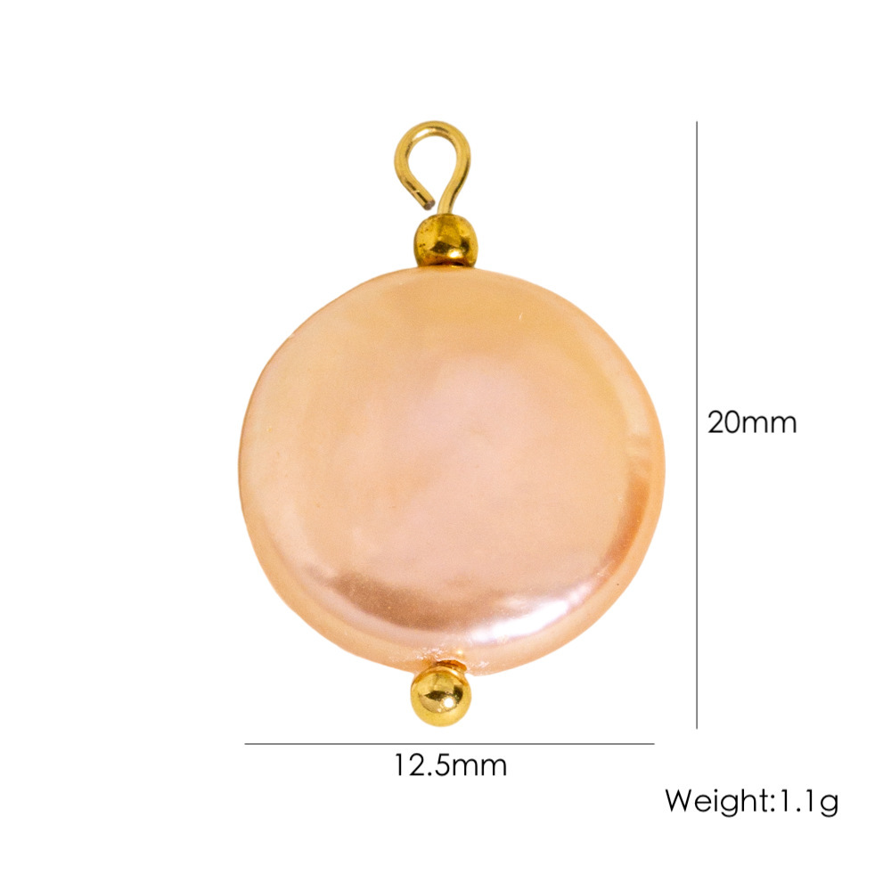 1 Paire De Pendentifs Pour Femme En Pierres Naturelles, Série Simple Sweet Droplet 