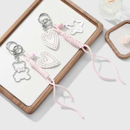 Charms de sac en forme de cœur mignons