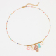 Collier conque violet Image10