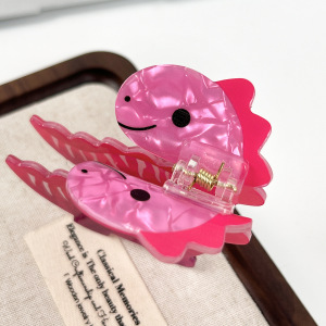 1 Pince À Cheveux En Acrylique Pour Femme, Motif Petit Dinosaure Mignon h5 Image2