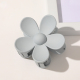 Grande épingle à cheveux givrée à fleurs - Gris Image9