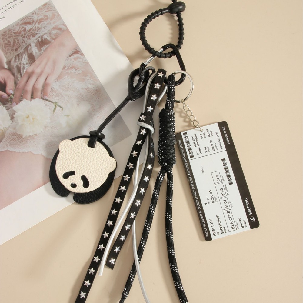 Accessoires De Sac Pour Femme En Pu En Forme De Panda De Style Rétro Image5