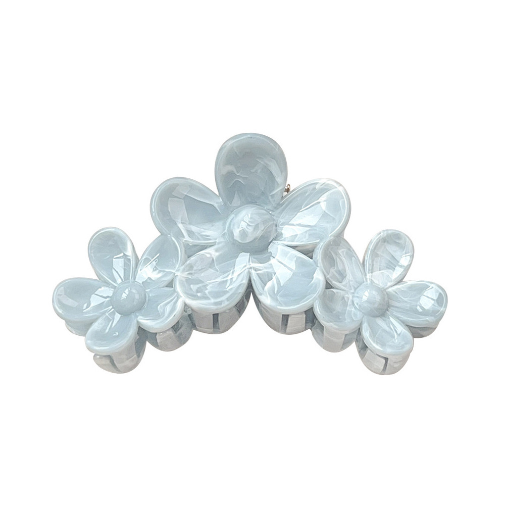 1 Paire De Pinces À Cheveux En Résine De Couleur Unie Pour Femmes, Série Simple Image4