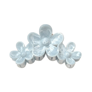 1 Paire De Pinces À Cheveux En Résine De Couleur Unie Pour Femmes, Série Simple h5 Image4