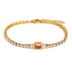 Bracelet en zircon 3 mm - Poudre d'or Image4