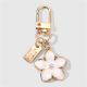 1 porte-clés fleur de cerisier blanc Image2