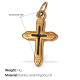 Pendentif goutte noire en or et huile Image28