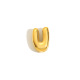 Collier pendentif lettre minuscule creuse - Or - U Image21