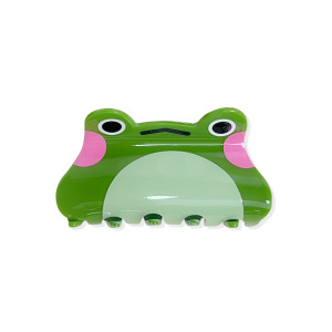 Pinces À Cheveux En Acrylique Pour Femmes, Motif Grenouille De Dessin Animé Mignon h5 Image5