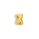 Collier avec pendentif lettre minuscule creuse - Or - X Image24