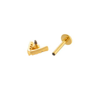 1 Pièce De Boucles D'Oreilles Simples En Forme De Nœud Papillon Quotidien, Couleur Cuivre Or Et Zircon, Pour Femmes h5 Image7
