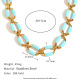 Collier en chaîne fait main avec gouttes d'huile - Jinlan Image2