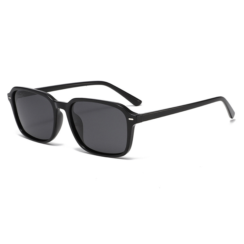 1 Paire De Lunettes De Soleil Pour Femme, Série Simple, Décontractées, Couleur Unie, Pc