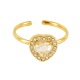 Bague d'amour [diamant blanc] 