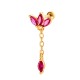 0172-2#Rose dorée rouge Image3