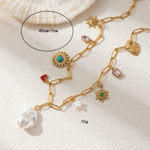 Colliers Pendentifs En Acier Inoxydable Étanches En Forme De Cœur, Collection Romantique Quotidienne, Bijoux Pour Femmes h5 Image2