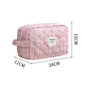 Trousses De Maquillage Décontractées En Polyester De Couleurs Mélangées Pour Femmes De La Série Simple h5 Image2