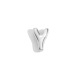 Collier pendentif lettre minuscule creuse - Acier - Y Image51
