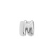 Collier pendentif lettre minuscule creuse - Acier - M Image39
