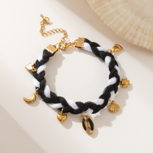 Bracelets Créatifs Tissés À La Main En Acier Inoxydable Pour Femmes h5 Image3