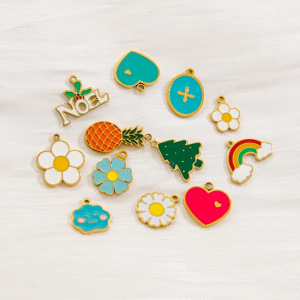 1 Paire De Pendentifs Pour Femmes, Motif Plante Classique, En Acier Inoxydable Étanche, Série Simple h5 Image2