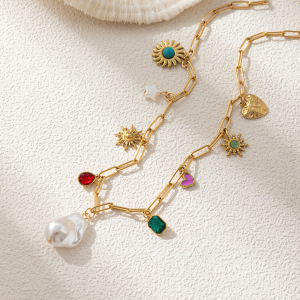 Colliers Pendentifs En Acier Inoxydable Étanches En Forme De Cœur, Collection Romantique Quotidienne, Bijoux Pour Femmes h5