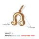 Pendentif Lion en or massif Image7