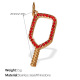 Pendentif en or et diamant rouge Image14