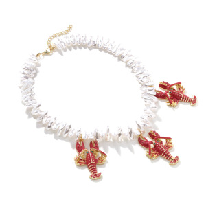 Colliers À Pendentif Homard En Alliage Pour Les Vacances h5 Image3