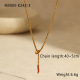 Collier en zirconium rouge Image3