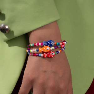 Colliers De Perles En Verre Colorées Pour Femmes h5 Image5