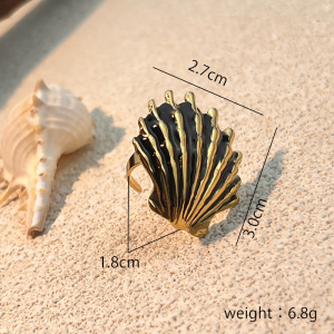 Bague De Déclaration Étanche En Acier Inoxydable Shell h5 Image5