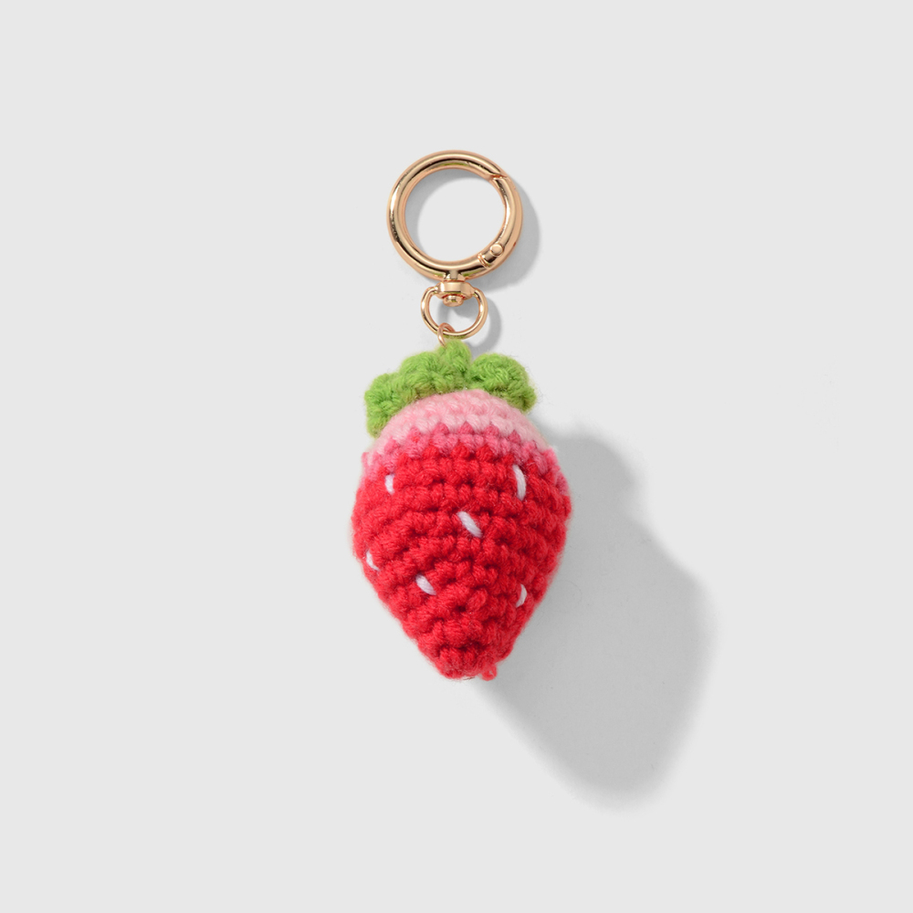 Breloques De Sac En Alliage En Forme De Fraise Sucrée