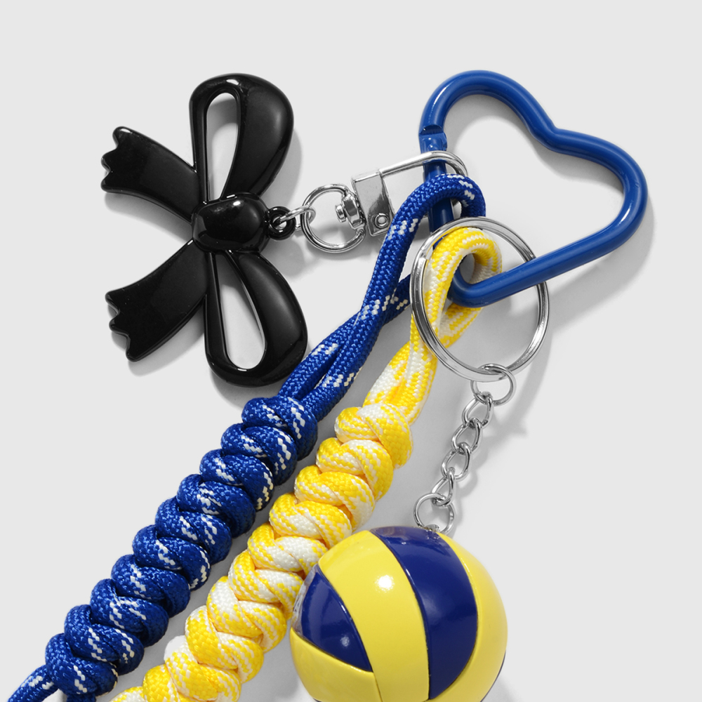 Breloques De Sac En Alliage Avec Perles De Sport Image5
