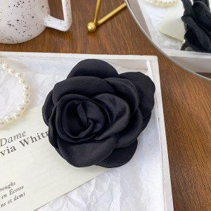 Accessoires Pour Cheveux Élégants En Forme De Fleur De Couleur Unie Pour Femmes h5