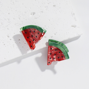 Feuille D'Acétate Imitation Fruits Mignons De La Série Simple - Pinces À Cheveux Pour Femmes h5 Image5