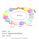 Bracelet acrylique coloré 