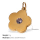 Pendentif en or et diamant violet Image15