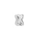 Collier pendentif lettre minuscule creuse - Acier - X Image50