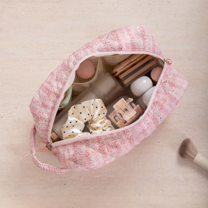 Trousses De Maquillage Décontractées En Polyester De Couleurs Mélangées Pour Femmes De La Série Simple h5 Image4