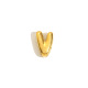 Collier pendentif lettre minuscule creuse - Or - V Image22