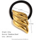 Barrette à cheveux en forme d'aile-dorée Image14
