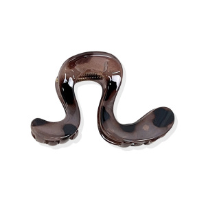Pinces À Cheveux En Résine À Imprimé Léopard Pour Femme, Série Simple Et Décontractée h5 Image4