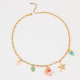 Collier coquillage rose Image7