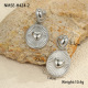 Boucles d'oreilles ovales couleur acier Image2